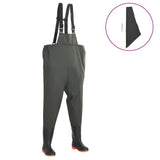 Vidaxl Waadbroek mit Stiefel Größe 42 Grün
