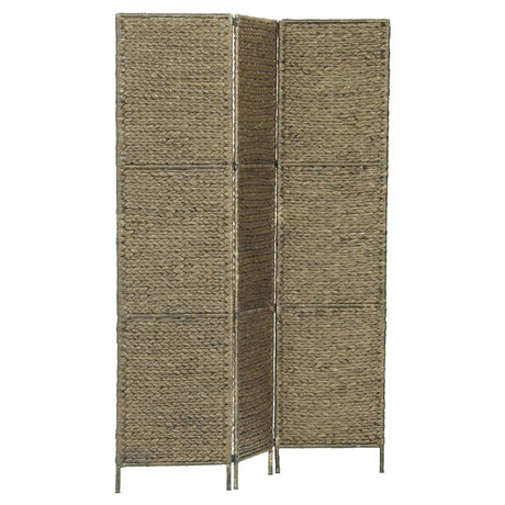 Vidaxl kamerscherm met 3 panelen 116x160 cm waterhyacint bruin