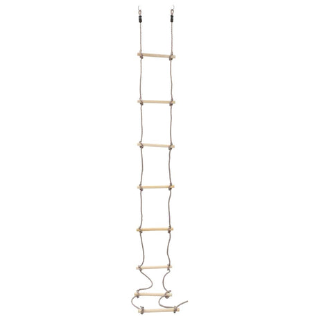 Vidaxl -Seilleiter 290 cm Holz