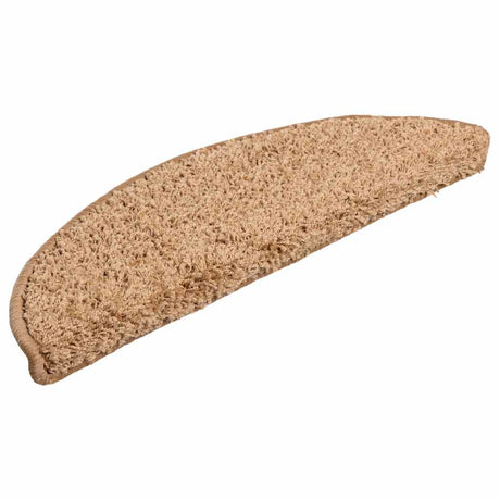 Vidaxx Stufenmatten 15 St. 56x17x3 cm beige halbrund