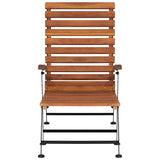Vidaxl terrasstoel massief acaciahout
