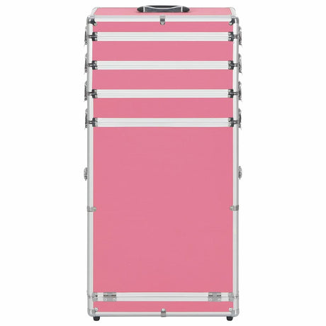 Vidaxl Makeup Trolley Aluminium Pink