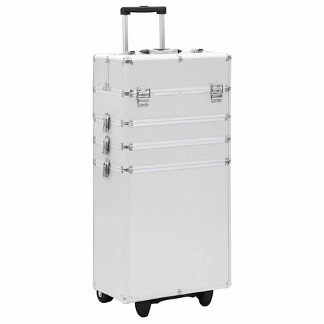 Vidaxl Make-up Trolley Aluminium Silberfarbe