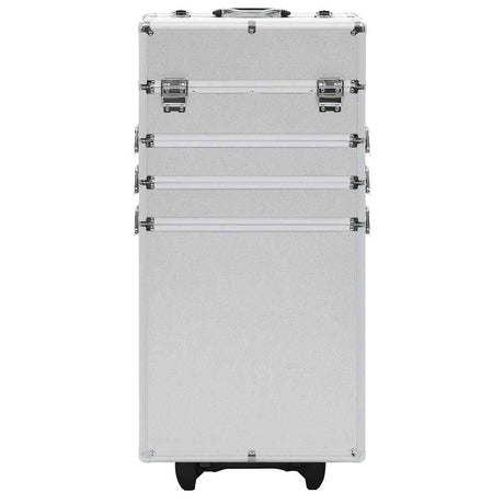 Vidaxl Make-up Trolley Aluminium Silberfarbe