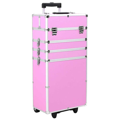 Vidaxl Makeup Trolley Aluminium Pink
