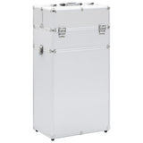 Vidaxl Make-up Trolley Aluminium Silberfarbe