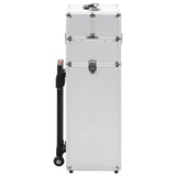 Vidaxl Make-up Trolley Aluminium Silberfarbe