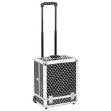 Vidaxl-Make-up-Trolley 35x29x45 cm Aluminiumschwarz