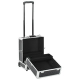 Vidaxl-Make-up-Trolley 35x29x45 cm Aluminiumschwarz
