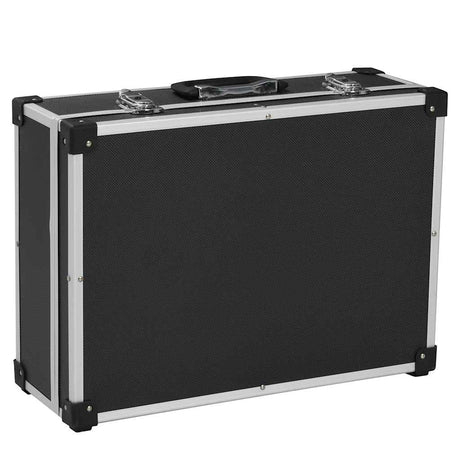 Vidaxl Tool Case 46x33x16 cm Aluminiumschwarz