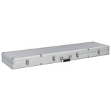 Vidaxl WapenkoFer 134x35x12 cm Aluminium silberfarben