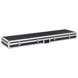 Vidaxl WapenkoFer 134x35x12 cm Aluminiumschwarz