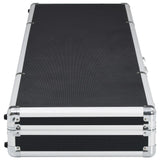 Vidaxl WapenkoFer 134x35x12 cm Aluminiumschwarz
