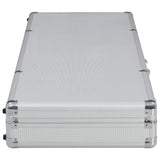 Vidaxl WapenkoFer 118x38x12 Aluminium silberfarben