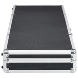 Vidaxl WapenkoFer 118x38x12 cm Aluminiumschwarz