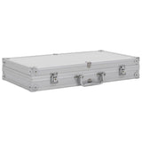 Vidaxx Waffenkoffer Aluminium ABS silberfarben