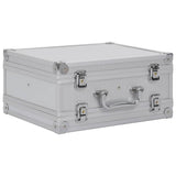 Vidaxx Waffenkoffer Aluminium ABS silberfarben