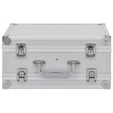 Vidaxx Waffenkoffer Aluminium ABS silberfarben