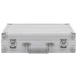 Vidaxx Waffenkoffer Aluminium ABS silberfarben