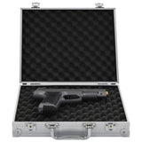 Vidaxx Waffenkoffer Aluminium ABS silberfarben