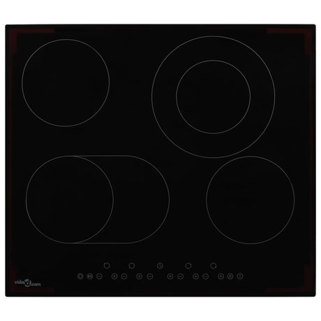 Vidaxl Keramik -Kochfeld mit 4 Kochzonen Touch Control 6600 W