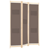 Vidaxl kamerscherm met 3 panelen 120x170x4 cm stof bruin