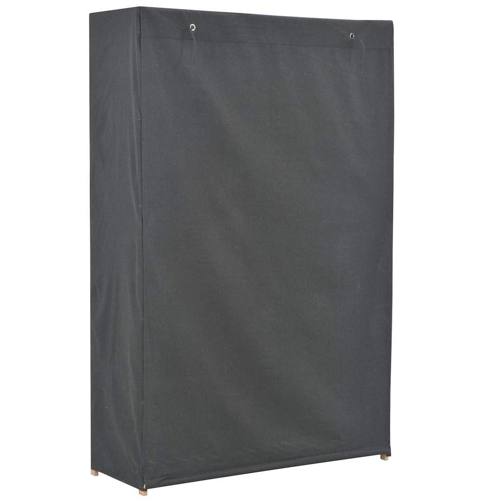Vidaxl kledingkast 110x40x170 cm stof grijs