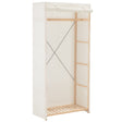Vidaxl kledingkast 79x40x170 cm stof wit