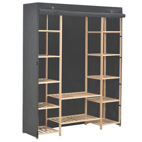 Vidaxl kledingkast 135x40x170 cm stof grijs