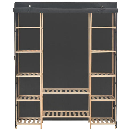 Vidaxl kledingkast 135x40x170 cm stof grijs