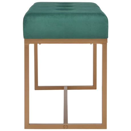 Vidaxl bankje 80 cm fluweel groen