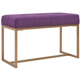 Vidaxl bankje 80 cm fluweel paars