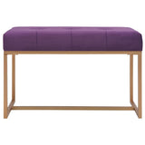 Vidaxl bankje 80 cm fluweel paars