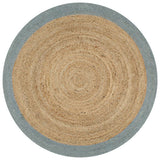 Vidaxl Teppich handgefertigt mit Olivengrenze 90 cm Jute