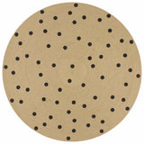 Vidaxx-Teppich handgefertigt mit Tupfendruck, 90 cm Jute