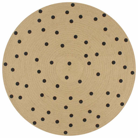 Vidaxx-Teppich handgefertigt mit Tupfendruck, 90 cm Jute