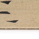 VidaXL-Teppich handgefertigt mit Dreiecksdruck 150 cm Jute