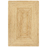 Vidaxl Teppich handgefertigt 80x160 cm Jute Natural