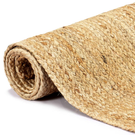 Vidaxl Teppich handgefertigt 80x160 cm Jute Natural