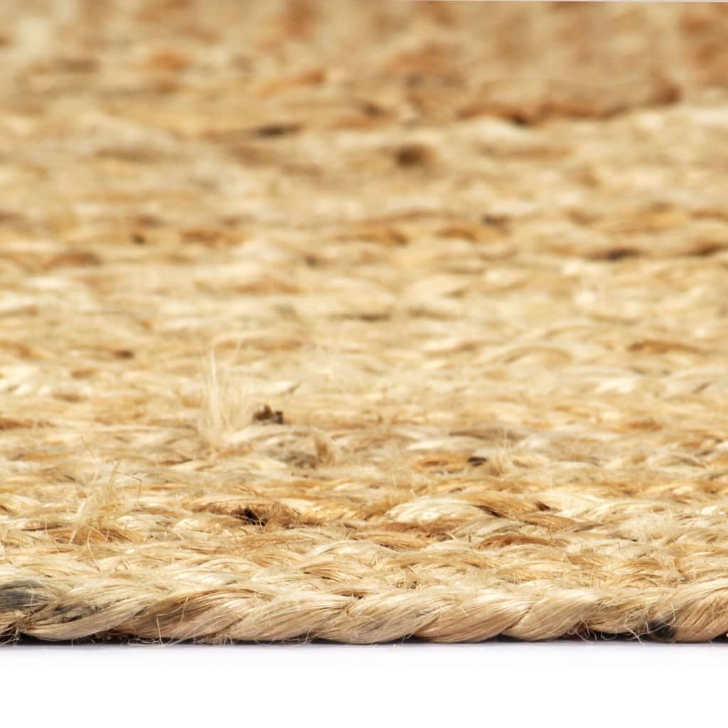 Vidaxl Teppich handgefertigt 80x160 cm Jute Natural