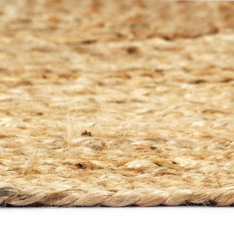 Vidaxl Teppich handgefertigt 80x160 cm Jute Natural