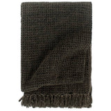 Vidaxl Plaid 125x150 cm Baumwoll -Anthrazit und Braun