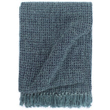 Vidaxx Plaid 160x210 cm Baumwolle Indigoblau