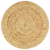 VIDAXL -Taschen 4 STs rund 38 cm Jute natürlich
