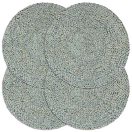 Vidaxl -Taschen 4 Sts um 38 cm Jute Olivengrün