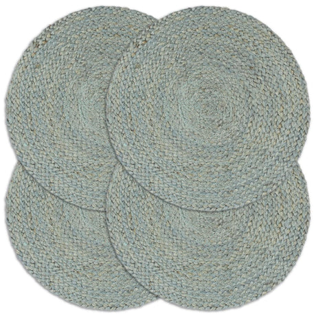 Vidaxl -Taschen 4 Sts um 38 cm Jute Olivengrün