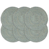 VIDAXL -Taschen 6 Sts um 38 cm Jute Olivengrün