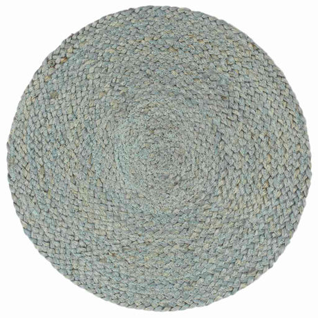 VidaXL Tischsets 6 Stück rund 38 cm Jute olivgrün
