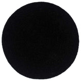 VidaXL Tischsets 4 Stück rund 38 cm Baumwolle einfarbig schwarz