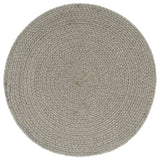 VIDAXL SCAMMATS 6 STS RUND 38 cm Baumwollschaltgrau